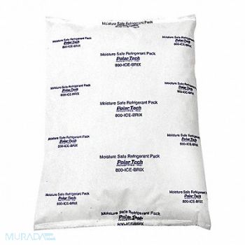 POLAR TECH Cold Pack 8 lb 6-1/4 L 6 W PK8, 12F369