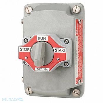 APPLETON ELECTRIC Selector Switch with Cover 3 Position, 12F529