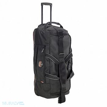 ERGODYNE Rolling Bag 34 x 11 x 6 In 5 Pockets Blk, 12F757