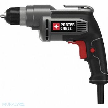 PORTER CABLE Drill Corded Pistol Grip 3/8 in 2500 RPM, 34G828