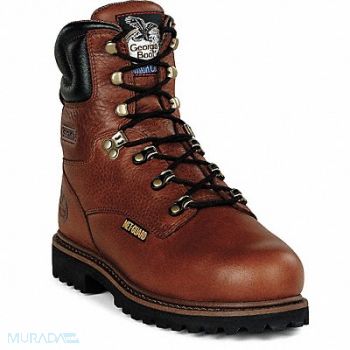 GEORGIA BOOT 8 Work Boot 13 W Brown Steel PR, 12H478