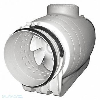 SOLER PALAU Plastic 10 D 10.4 H 22 W Inline Duct Fan, 12K676