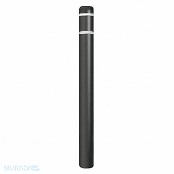 GRAINGER APPROVED Post Sleeve 4-1/2 In Dia 52 In H Black, 12L080