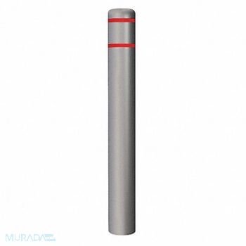 GRAINGER APPROVED Bollard Cover 7 In Dia 60 In H Gray, 12L084