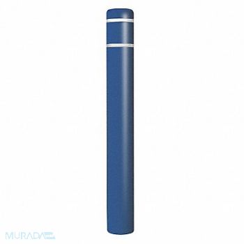 GRAINGER APPROVED Bollard Cover 7 In Dia 60 In H Blue, 12L085