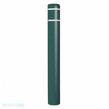 GRAINGER APPROVED Bollard Cover 7 In Dia 60 In H Green, 12L089
