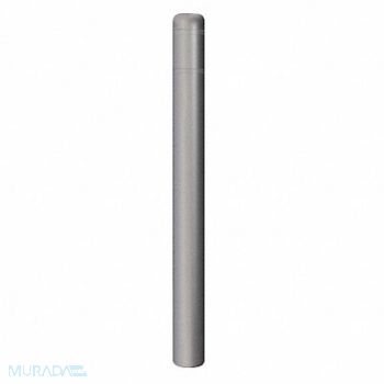 POST GUARD Bollard Cover 4-1/2 In Dia 52 In H Gray, 12L101