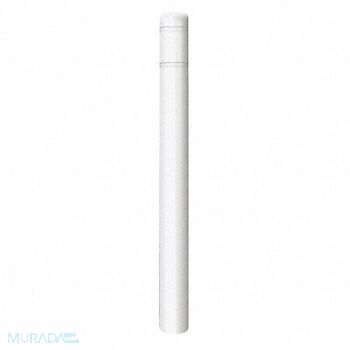 POST GUARD Post Sleeve 4-1/2 In Dia 52 In H White, 12L108