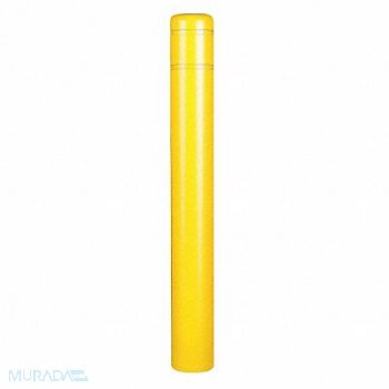 GRAINGER APPROVED Post Sleeve 8-7/8 In Dia 72 In H Yellow, 12L111