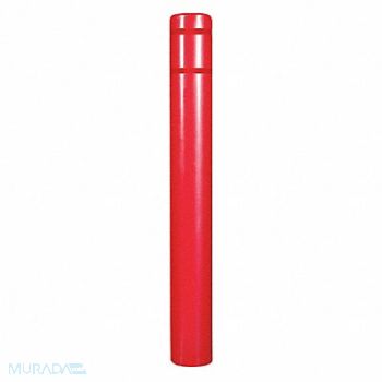 GRAINGER APPROVED Bollard Cover 8-7/8 In Dia 72 In H Red, 12L114