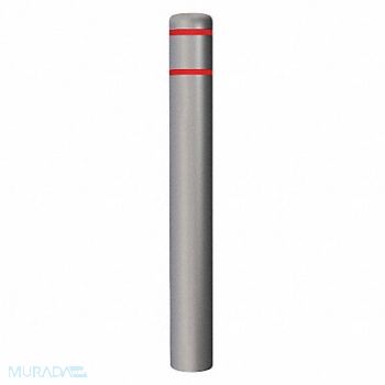 POST GUARD Bollard Cover 8-7/8 In Dia 72 In H Gray, 12L115