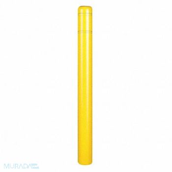 GRAINGER APPROVED Post Sleeve 4-1/2 In Dia 64 In H Yellow, 12L119