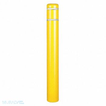 GRAINGER APPROVED Bollard Cover 7 In Dia 72 In H Yellow, 12L121