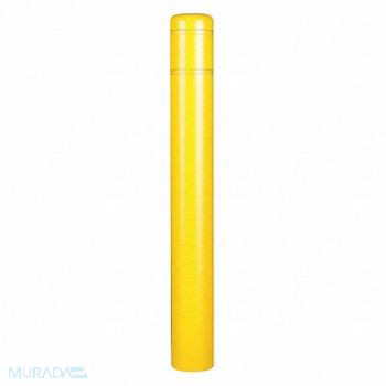GRAINGER APPROVED Bollard Cover 7 In Dia 72 In H Yellow, 12L122