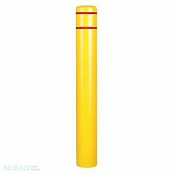 GRAINGER APPROVED Post Sleeve 10-7/8 In Dia 60In H Yellow, 12L123