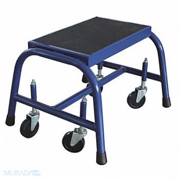 GRAINGER APPROVED Mobile Step Stand 13 In H 300 lb Steel, 12M638