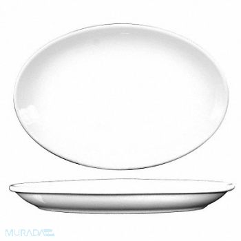 ITI Platter 15-1/2x11-3/4 European Wht PK6, 12N199