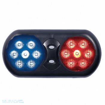 CODE 3 Visor Flip Light Round Blue Red, 12P047