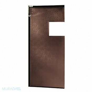 CHASE Swinging Door 8 x 3 ft Chocolate Brown, 12P258