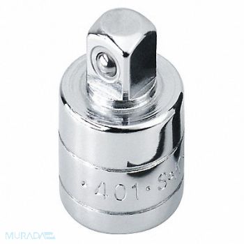 SK PROFESSIONAL TOOLS Skt Adptr Steel Chrome 1/4 in 3/8 in, 12P878