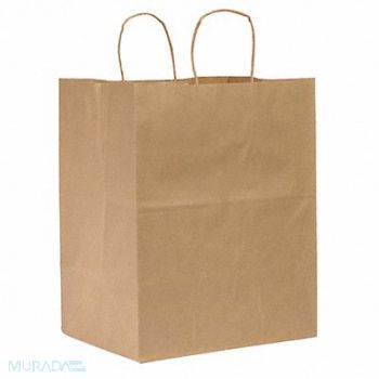 GRAINGER APPROVED Shopping Bag Merchandise Brown PK200, 12R078