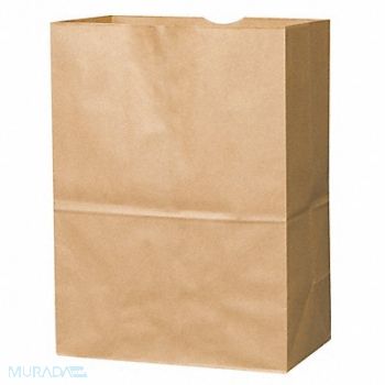 GRAINGER APPROVED Grocery Bag Brown PK500, 12R107