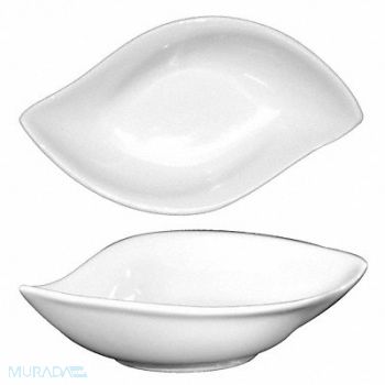 ITI Leaf Fruit Dish 2-1/2 Oz White PK48, 12R933