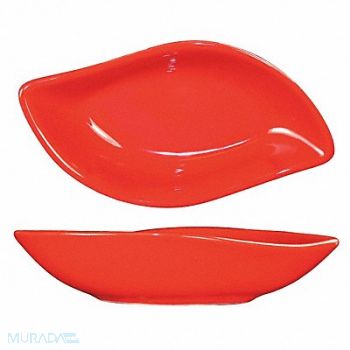 ITI Leaf Fruit Dish 2-1/2 Oz Red PK48, 12R935