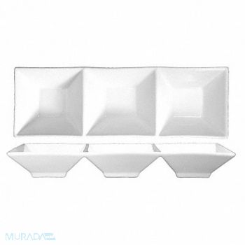 ITI Bowl 3-Compartment 10 Oz White PK12, 12R945