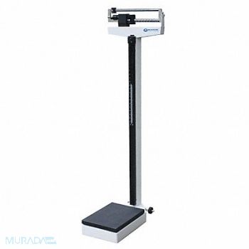 MEASURETEK Physician Scale Mechanic 200kg/450lb.Cap, 12R995