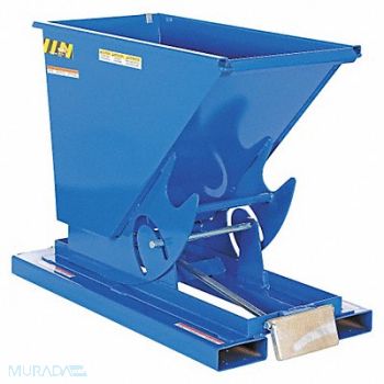 VESTIL Self Dumping Hopper - Light Duty - Blue, 32W781
