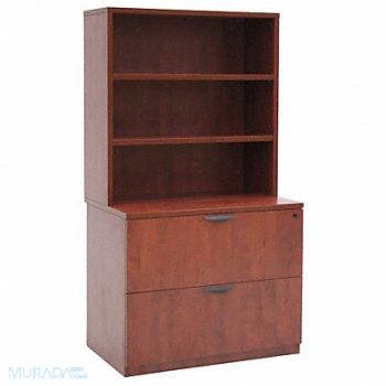 REGENCY Hutch w/ Lateral File Legacy Cherry, 12T547