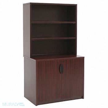 REGENCY Hutch w/ Storage Cabinet Legacy Mahogany, 12T554