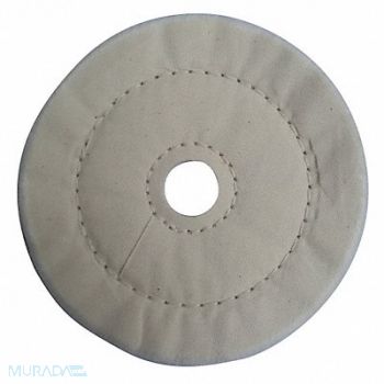 GRAINGER APPROVED Buffing Wheel Cushion Sewn 6 In Dia., 12U098