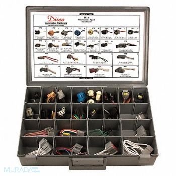 GRAINGER APPROVED Wire Harness Assortment 30 Pc, 12U248