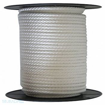 GRAINGER APPROVED Rope Nylon Braided 1/2 in Dia 250 ft L, 12U280