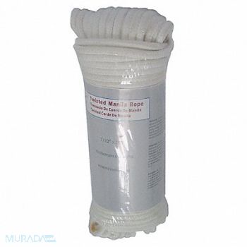 GRAINGER APPROVED Rope PES 3/8 in Dia 100 ft L, 12U290