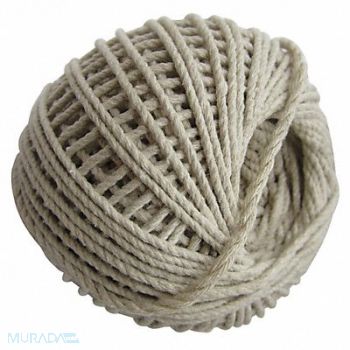 GRAINGER APPROVED Rope Cotton Twisted 1/16In. Dia 400ftL, 12U297