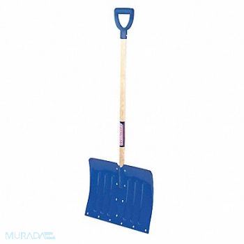 WESTWARD Snow Shovel Aluminum Blade 18 W, 12U487
