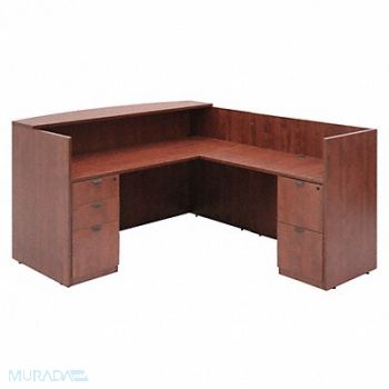 REGENCY Reception Station 71 x 42 x 82 In Cherry, 12U508