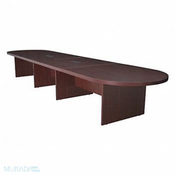 REGENCY Conference Table 52 In x 16 ft Mahogany, 12U539