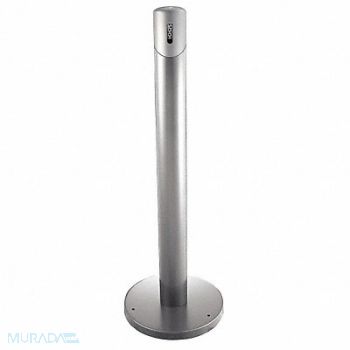 TOUGH GUY K2498 Cigarette Receptacle 1/4 gal Silver, 12V179