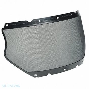 MSA Visor Mesh Gray 17InW 8InH, 12V763