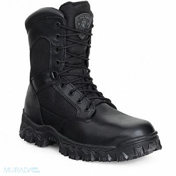 ROCKY 8 Work Boot 8-1/2 M Black Composite PR, 12W245