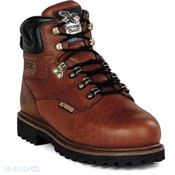GEORGIA BOOT 6 Work Boot 9 Wide Brown Steel PR, 12Y924