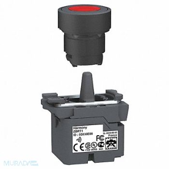 SCHNEIDER ELECTRIC Push Button with Transmitter Red 22mm, 12Z280