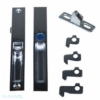 GRAINGER APPROVED Door Lock Zinc 7-5/16 L x 1-9/32 H, 448R81