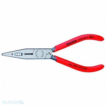 KNIPEX Long Nose Plier 6-1/4 L Serrated, 2DYW3