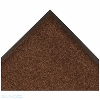 NOTRAX E9410 Carpeted Entrance Mat Dark Brown 4ftx6ft, 6Z493