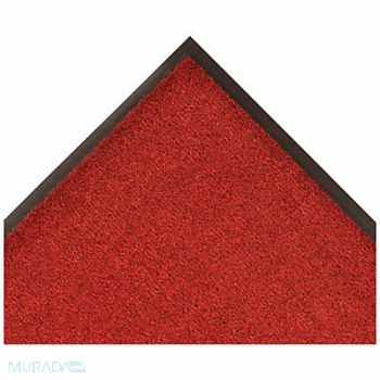 NOTRAX E9410 Carpeted Entrance Mat Red/Black 4ftx6ft, 6Z494